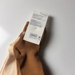 American Eagle  Outfitters Boyfriend Style Three Pack Brown and Cream Socks NWT Photo 4