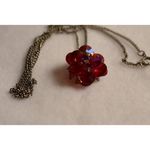 Source Unknown Rare Vintage Religious Catholic Aurora Necklace Clip Earrings & Coil Bracelet Photo 10