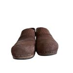 Sanita Women's‎ Brown Leather Slip on Mule Clogs sz 38 Comfort Nurse Photo 2