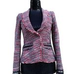 Rachel Roy Rachel  Multi Color Tweed Blazer 2 Photo 0