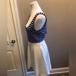 Venus  Fit and Flare Cut Out Dress Royal Blue Winter White Medium Photo 9