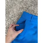 Diane Von Furstenberg  Blue Gian Wool Blend Slim Skinny Trouser Pant Zip Ankles 6 Photo 13