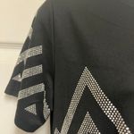 UNBRANDED Black Rhinestones Sequin T Shirt Dress Size L Photo 6