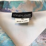 Impulse California | Havana Map Thin Soft Button Down Jacket Blue Size XL Photo 6