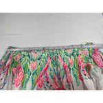Lilly Pulitzer SKU 7935 Multicolor Off Shoulder Floral Dress Size L Photo 3
