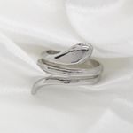 Wrap Around Snake Ring Silver Photo 1