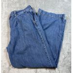 Madewell Womens Baggy Straight Jeans Denim Blue Lyocell Blend Size 29 Petite Photo 1