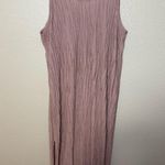 Victoria's Secret  Gold Label Dusty Rose Midi Length Crinkle Nightgown Photo 5