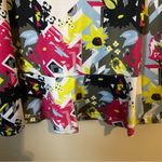 GGBlue Luxe Sport Women’s Multi Print Golf Athletic Dress 1/4 Zip Sz Large Yellow Photo 6