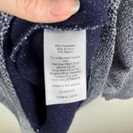 Talbots T by  Textured Knit Tunic‎ Sweater Size X Blue Long Sleeve Pullover Photo 4