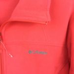 Columbia  Fleece Coral Long Sleeve Sport Zip Jacket NEW 1X Photo 3