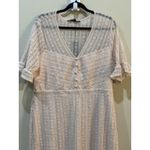 BCBGMAXAZRIA  Lace-Overlay Maxi Dress Size‎ XL Ruffle Prairie Boho Photo 4