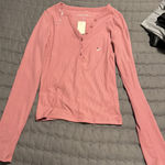 Aeropostale  Buttery Soft Seamless Pink Top Photo 0