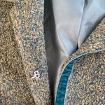 Vintage 90s/Y2K Boucle Knit Short Jacket 40 Blue Size M Photo 5