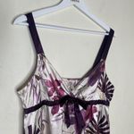 Gilligan & O’Malley Purple Satin Mini Nightgown Dress Size Large Photo 1