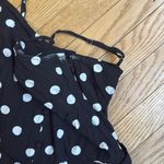 J.Crew  Black White Polka Dot Wide Leg Strappy Jumpsuit Size 6 Photo 6