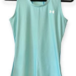 Under Armour Heat Gear Fitted Tank Top Blue Turquoise Aqua Size Small Photo 0