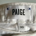 Paige  Skyline Ankle Skinny Jean | Size: 30 | White Photo 6