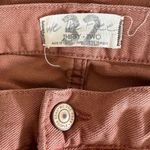 We The Free Maggie Button Fly Straight Jeans Orange Size 32 Photo 7