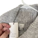 A New Day NEW wool blend sleeveless sweater dress cowl neck gray medium Photo 4