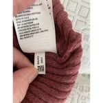 American Eagle Outfitters Ribbed Knit Maroon Long Sleeve Sweater Dress Medium Photo 7