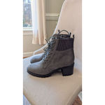 Market & Spruce Women's Gray Lace Up Boots Size 6.5 Photo 1