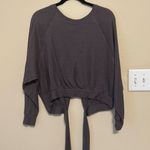 Vintage Havana  Sweater Knit M Purple Tie on the Back Photo 0