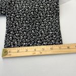 Kate Spade Pants Women 10 Black White Cotton Floral Tapered Leg Preppy High Rise Photo 11