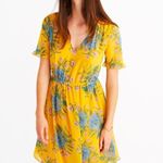 Madewell Sweetgrass Ruffle-Sleeve Dress in Painted Blooms Photo 0