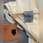 Shade & Shore  Soft Cream High Leg‎ Swimsuit Size Large Photo 1