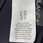 La Blanca  Island Goddess One piece swimsuit triple straps black NEW size 18W Photo 9