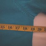 Lauren Ralph Lauren Sweater Mock Neck Cable Blue Zip Boat Nautical Preppy M Size M Photo 3