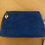 Free with bundle only!! New Lancome make up bag blue velvet feel Photo 1