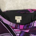 Cato Purple black patterned knee length dress woman’s size 14/16 EUC Photo 7