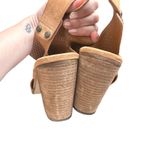 Vince Camuto  Jace Peanut Heeled Slingback Sandal‎ Brown Sz 11 Photo 3