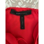 BCBGMAXAZRIA Casli Halter Romper in Coral with Pockets Small Photo 4