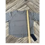 Alphalete Women's Premium Long Sleeve Crop - Stone Grey, size XL Photo 5