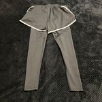 Two pieces set tracksuit bomber jacket sport set leggings shorts activewear mesh White Size M Photo 12