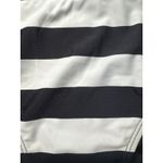 XL Black and White Striped 2 Piece Tankini Swimsuit Set Tie Side Bottoms Photo 2