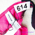 New!‎ Bond Eye Free People bikini bottom pink black color block, one size Size M Photo 7