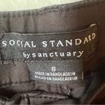 Sanctuary Social Standard by  Black Wide Leg Cropped Pants Sz 8 Photo 4