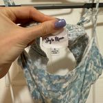 Blue Patterned cutout Women's Dress Photo 1