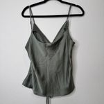 ASOS  Sage Green Satin Tank Top Photo 3
