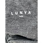 Lunya Restore Maxi‎ Dress Large Dark Gray Pima Cotton Open Back Lounge Travel Photo 6