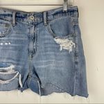 American Eagle Skater Jean Distressed Cut Off Jean Shorts Sz 4 Photo 3