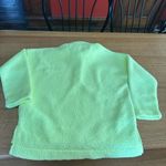 Aerie  NWT Cloud Sherpa Oversized pullover tennis ball green sz medium 24” p2p Photo 8