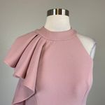 Betsy and Adam Sleeveless Ruffled A-Line Evening Gown Pink Size 6 Formal Dress Photo 6