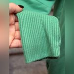 FreePeople Movement Oversized Mock Neck Back Zip Green Longline Sweatshirt Tunic Photo 2