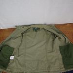 Eddie Bauer Ladies' Cafe Racer Military Styled Cotton Green Jacket Small Photo 3