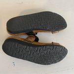 NAOT Marissa Metallic Bronze Strap Rhinestone Wedge Heel Leather Boho Sandal Size 7.5 Photo 10